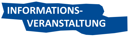 Logoschrift zur Informationsveranstaltung